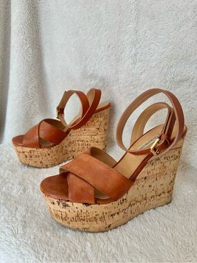 L’Auture Chose leather cork platform sandals size 40 Shopbop